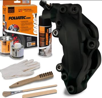 Foliatec Remklauwlakset – midnight zwart mat – 3 Componenten, Verzenden