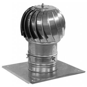 Schoorsteenkap RVS Ø150mm Turbo Flex PRO, Huis en Inrichting, Kachels, Ophalen of Verzenden, Nieuw