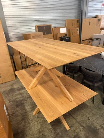 Nottingham eettafel Deens ovaal, eikenhout (nieuw, outlet), Nieuw, Eikenhout