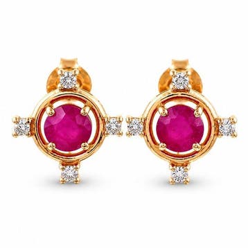 Zonder minimumprijs - Oorbellen - 14 karaat Geel goud -, Sieraden, Tassen en Uiterlijk, Oorbellen, Nieuw
