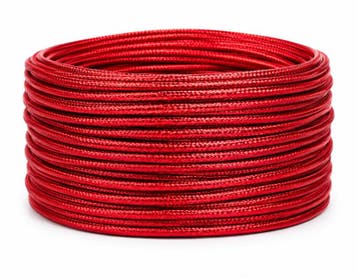 3 meter Waxkoord gewaxed polyester koord 2 mm – vuurrood, Ophalen of Verzenden, Nieuw, Kraal