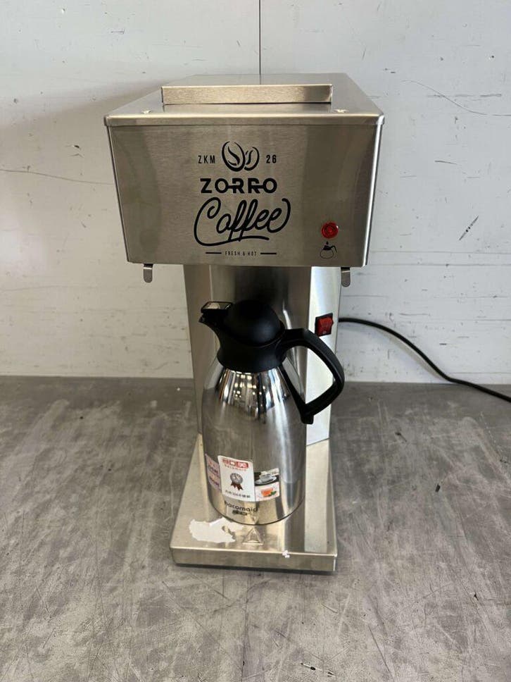 RVS Zorro Koffiemachine Koffieautomaat 230V Horeca, Zakelijke goederen, Horeca | Keukenapparatuur, Nieuw zonder verpakking, Ophalen of Verzenden