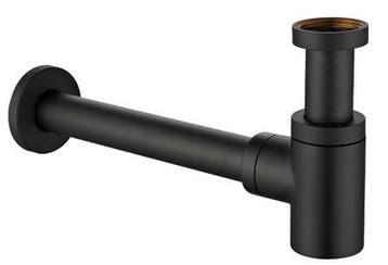 Saniflex black series luxe sifon laag 11/4 mat-zwart, Doe-het-zelf en Verbouw, Buizen en Afvoer, Verzenden, Nieuw