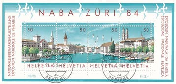 Zwitserland - 1984 - NABAZURI - Gestempeld, Postzegels en Munten, Postzegels | Europa | Zwitserland, Verzenden, Gestempeld