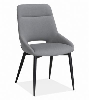 Eetkamerstoel Chili - eetkamerstoelen - Grijs, Nieuw, Grijs, Overige materialen