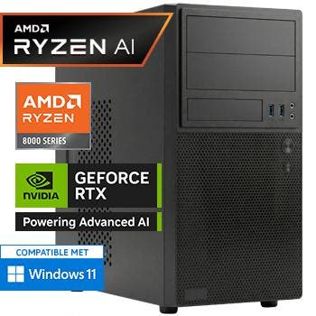 Ryzen 7 8700F - RTX 5060 - 32GB DDR5 - 1000GB Desktop PC, Nieuw