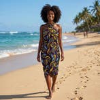 Sarong / pareo / pangi katoen - Strandkleding wikkelrok / om, Ophalen of Verzenden, Nieuw