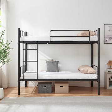 Stapelbed Berimma 200x90 cm met ladder en uitvalbescherming, Verzenden, Nieuw