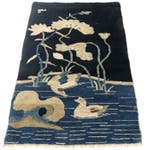 Antiek Chinees tapijt – met de hand geknoopt - Vloerkleed -