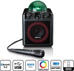 Karaoke set voor volwassenen - 1 Microfoon - Zwart - Lenco, Verzenden, Zo goed als nieuw