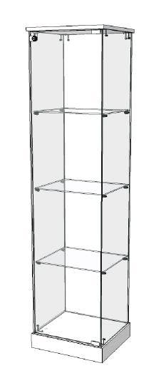 *TIP*  ITALIAANSE GLOSSY WIT VITRINEKAST OP WIELEN S-VSE-001, Ophalen of Verzenden
