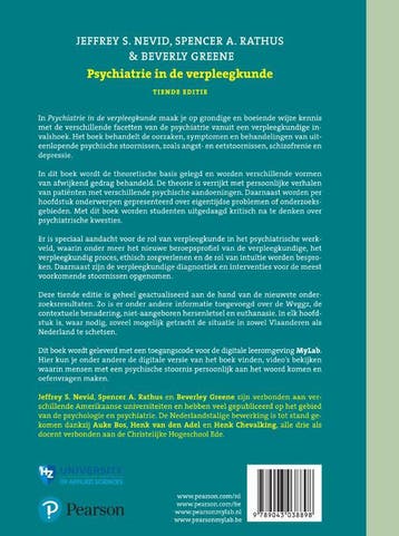 Psychiatrie in de verpleegkunde 9789043038898, Boeken, Verzenden, Zo goed als nieuw, Jeffrey S. Nevid