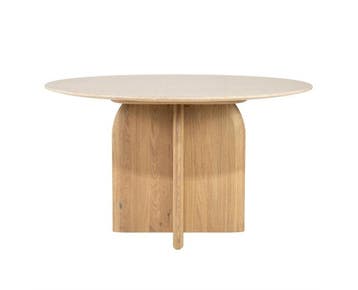 Eettafel Lova 130x130cm - naturel | Eleonora, Ophalen of Verzenden, Nieuw