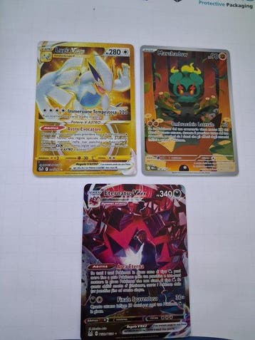 Pokémon - 3 Card - Lugia 211/195 146/132 tg22//tg30 Full art, Nieuw