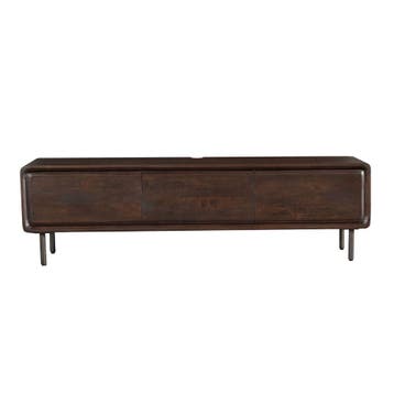 Zwevend tv meubel Allure Bruin Mangohout 160 cm | Starfurn, Ophalen of Verzenden, Nieuw