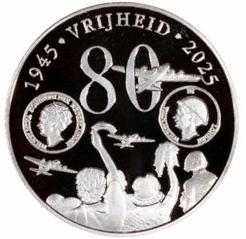 Nederland. Medal “Wilhelmina in London” 80th Liberation