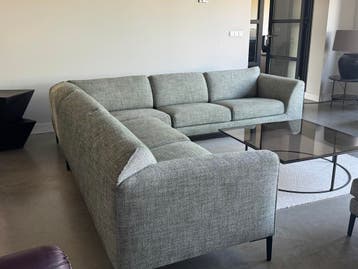 Leolux Hoekbank | Pode Fold  vandaag bezorgd mogelijk?, Huis en Inrichting, 250 tot 300 cm, Verzenden, Hoekbank, 75 tot 100 cm