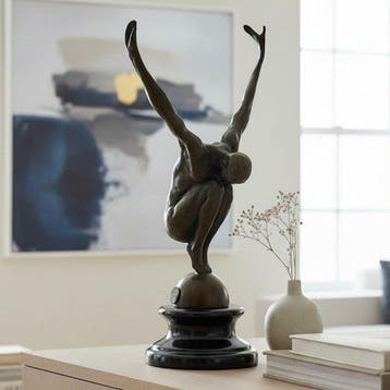 Milo (1910-1978) - sculptuur, Male in Perfect Balance - 30