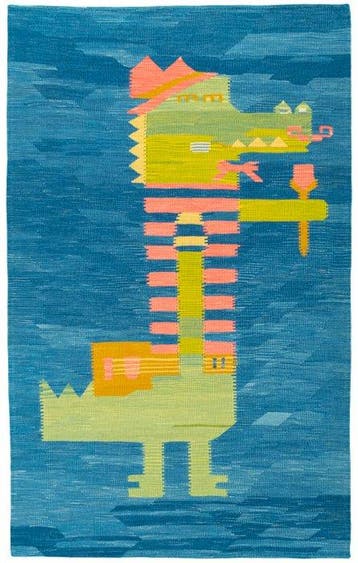 Handgeweven designer Kelim - verzamelobject - Kelim - 200 cm, Nieuw