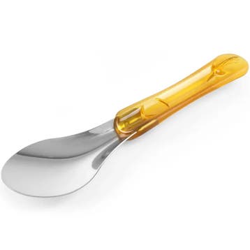 IJsschep/-Spatel | RVS/Kunststof | Geel | Handvat | 260mm, Verzenden, Nieuw in verpakking
