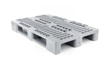 H1 hygiene pallet 1200x800mm grijs, gebruikt, Ophalen of Verzenden