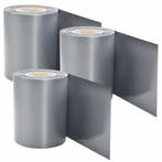 PVC Privacystrips - 3 stuks - 35 meter - grijs - Incl. Beves, Tuin en Terras, Schuttingen, Verzenden, Nieuw