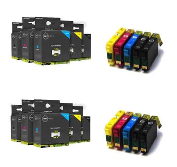 Geschikt AANBIEDING Epson T0711 tot T0714 ( T0715) 10x, Nieuw, Cartridge, Inktmedia
