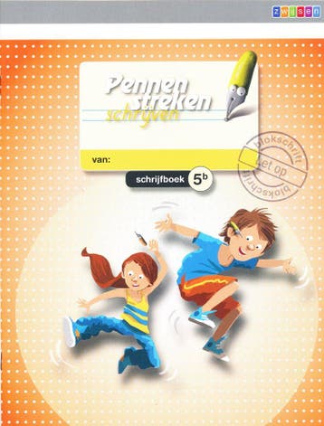 Pennenstreken versie 2 Schrijfboek 5B blokschrift (per 5 stu, Verzenden, Nieuw