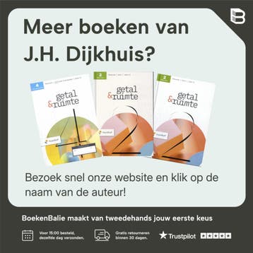 havo A deel 2 / Getal & Ruimte / antwoorden 9789001842093, Boeken, Verzenden, Gelezen, J.H. Dijkhuis