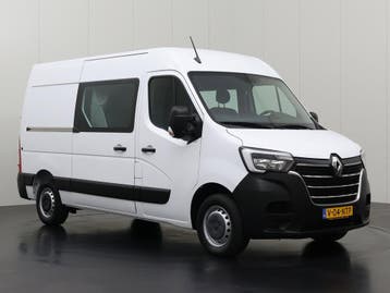 Renault Master 2.3DCi 150PK L2H2 Dubbele Cabine | 7-Persoons, Stof, Gebruikt, Euro 6, Renault