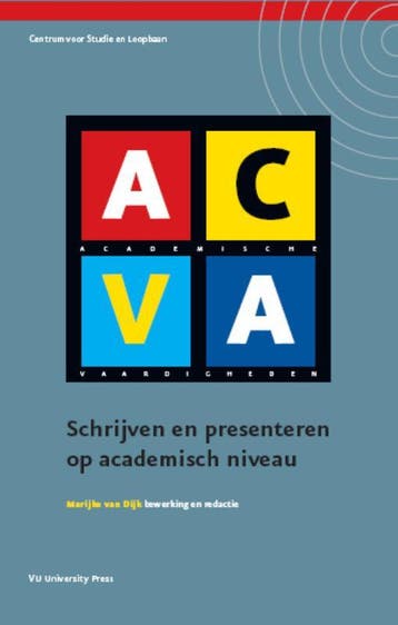 ACVA schrijven en presenteren op academisch niveau, Verzenden, Gelezen