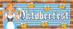 Huur: Spandoek geschikt voor voorzetbuffet, Ophalen of Verzenden