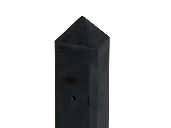 Beton Eindpaal Glad Met Diamantkop 10 x 10 cm (100 x 100 mm), Tuin en Terras, Schuttingen