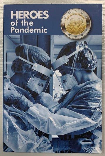 Malta. 2 Euro 2021 Heroes of the pandemic (Zonder