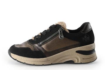 Rieker Sneakers in maat 37 Zwart, Verzenden, Zwart, Rieker, Sneakers of Gympen