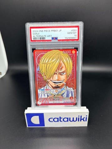 One Piece - 1 Graded card - Sanji L-P - PRB01-001 - PSA 10 -, Nieuw
