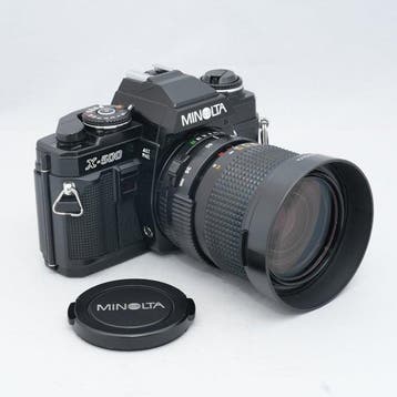 Minolta X-500 + MD Zoom 3,5/35-70mm Macro | Analoge camera, Nieuw