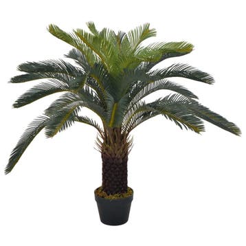 vidaXL Kunstplant met pot cycaspalm 90 cm groen, Verzenden, Nieuw