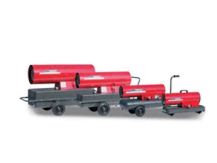 Thermobile en Climameister luchtverhitters actieprijzen., Doe-het-zelf en Verbouw, Verwarming en Radiatoren, Kachel, Nieuw, Hoog rendement (Hr)