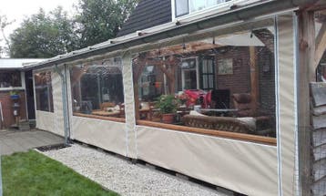 Raamzeil raamzeilen voor een overkapping veranda tuinhuis, Tuin en Terras, Ophalen, Nieuw