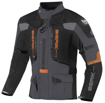 Berik Dakota Zwart Grijs Oranje Waterdichte 3in1 Textiele, Nieuw met kaartje, Jas | textiel, Berik, Heren