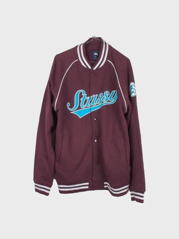 Stussy Bomberjacks Heren maat L Rood, Maat 52/54 (L), Stussy, Ophalen of Verzenden, Zo goed als nieuw