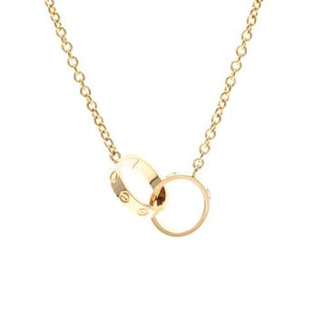 Cartier - Ketting met hanger roze goud, Sieraden, Tassen en Uiterlijk, Antieke sieraden