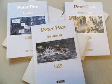 Peter Pan (Loisel) 1 t/m 3 in luxe linnen hc + schuifdoos +, Nieuw