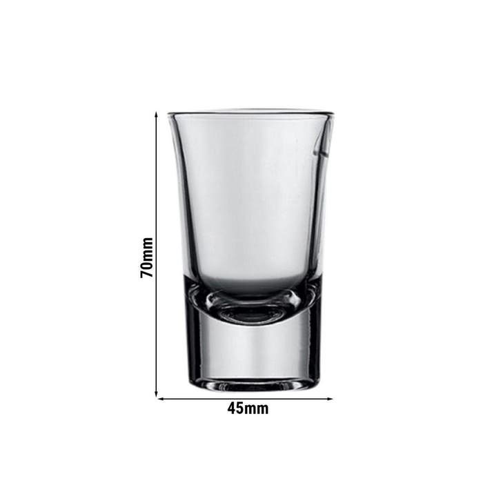 GGM Gastro | (24 stuks) Mammoet shotglazen - BUDGETLINE - |, Huis en Inrichting, Keuken | Servies, Nieuw, Verzenden