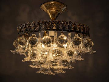 Lamp - Spectaculaire vintage hanglamp met Italiaanse, Nieuw