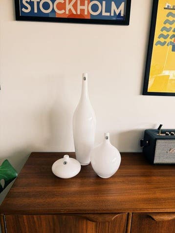 IKEA - Johanna Jelinek - Vaas (3) - Glas - Met de hand