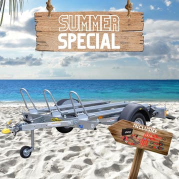 Zomer aanbieding! - motor aanhanger - 750 kg bruto, Ophalen of Verzenden, Nieuw