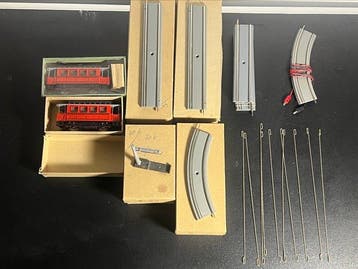 Hamo H0 - T 204/A 204 - Modeltram (2) - Tramlijn, rails,, Nieuw