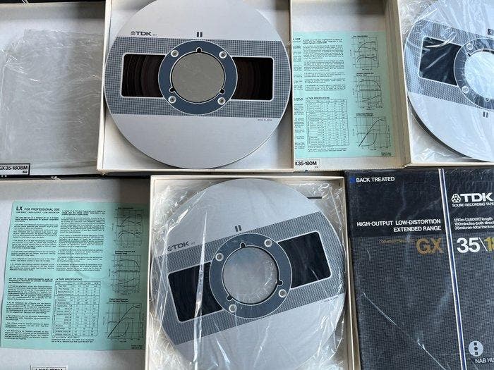 TDK - 26,5 cm Reel-to-reel deck 26 cm, Audio, Tv en Foto, Radio's